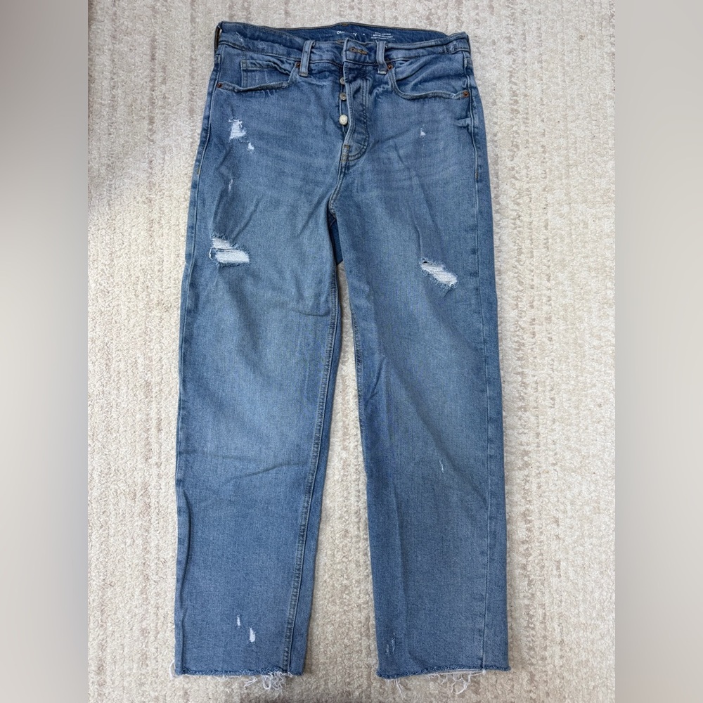 Old Navy Medium Wash Straight Leg Jeans